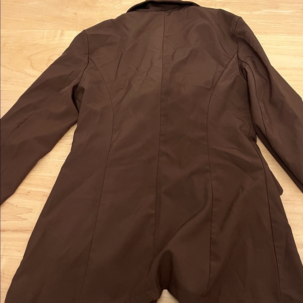 SHEIN Chocolate Brown Women's Blazer - Picture 6 of 6